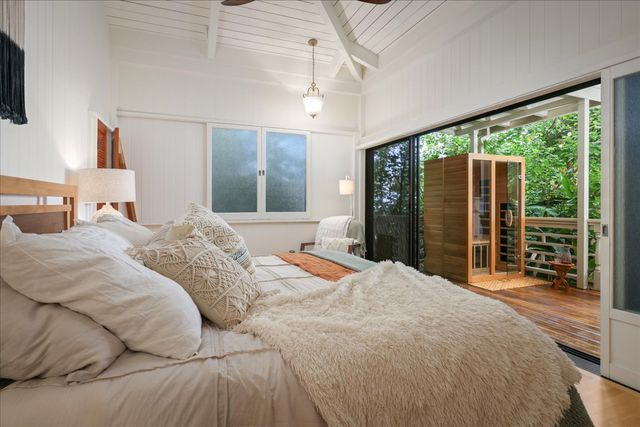 a bathroom with a double vanity sink and mirror