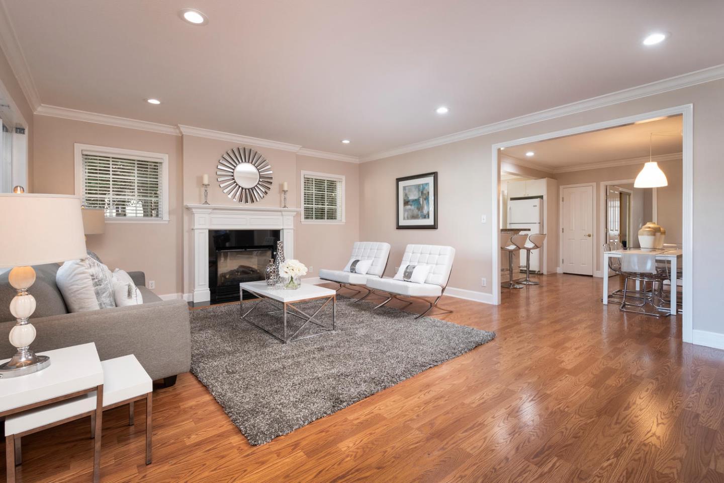 914 Palm Avenue San Mateo, CA 94401 - Photo 7 of 24 a living room with furniture fireplace and wooden floor