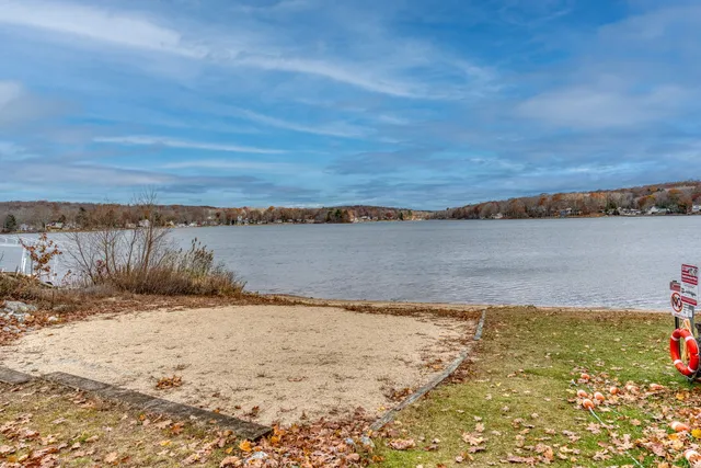 a view of an ocean beach