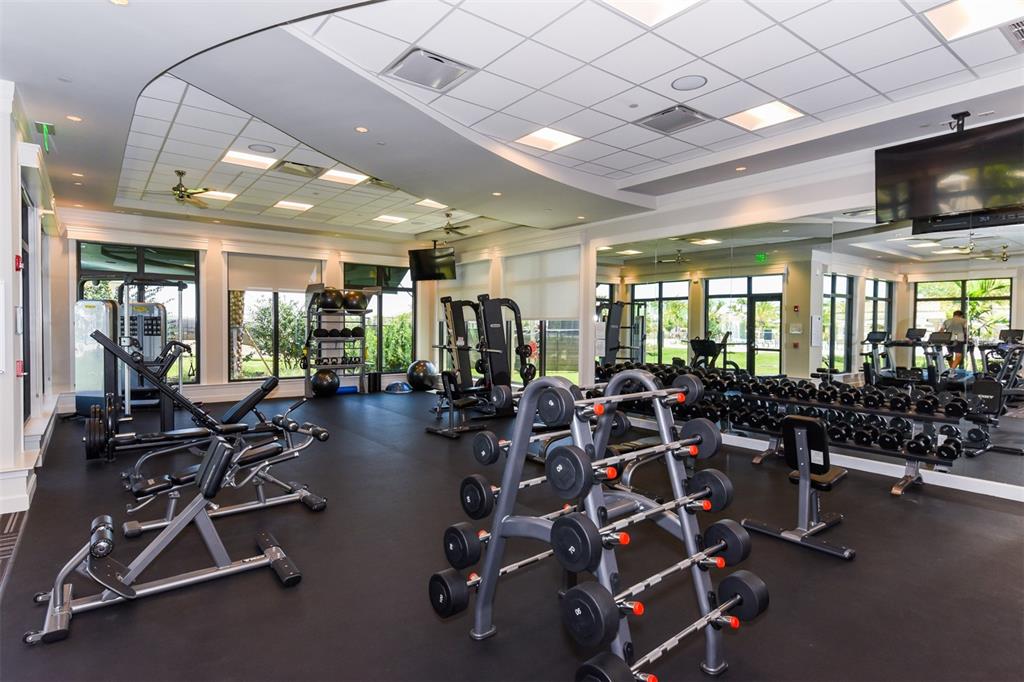 5725 Cheech Glen Lakewood Ranch, FL 34211 - Photo 39 of 63 a view of a room with gym equipment
