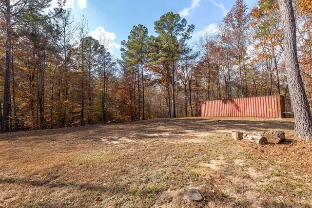 a view of a outdoor space with trees