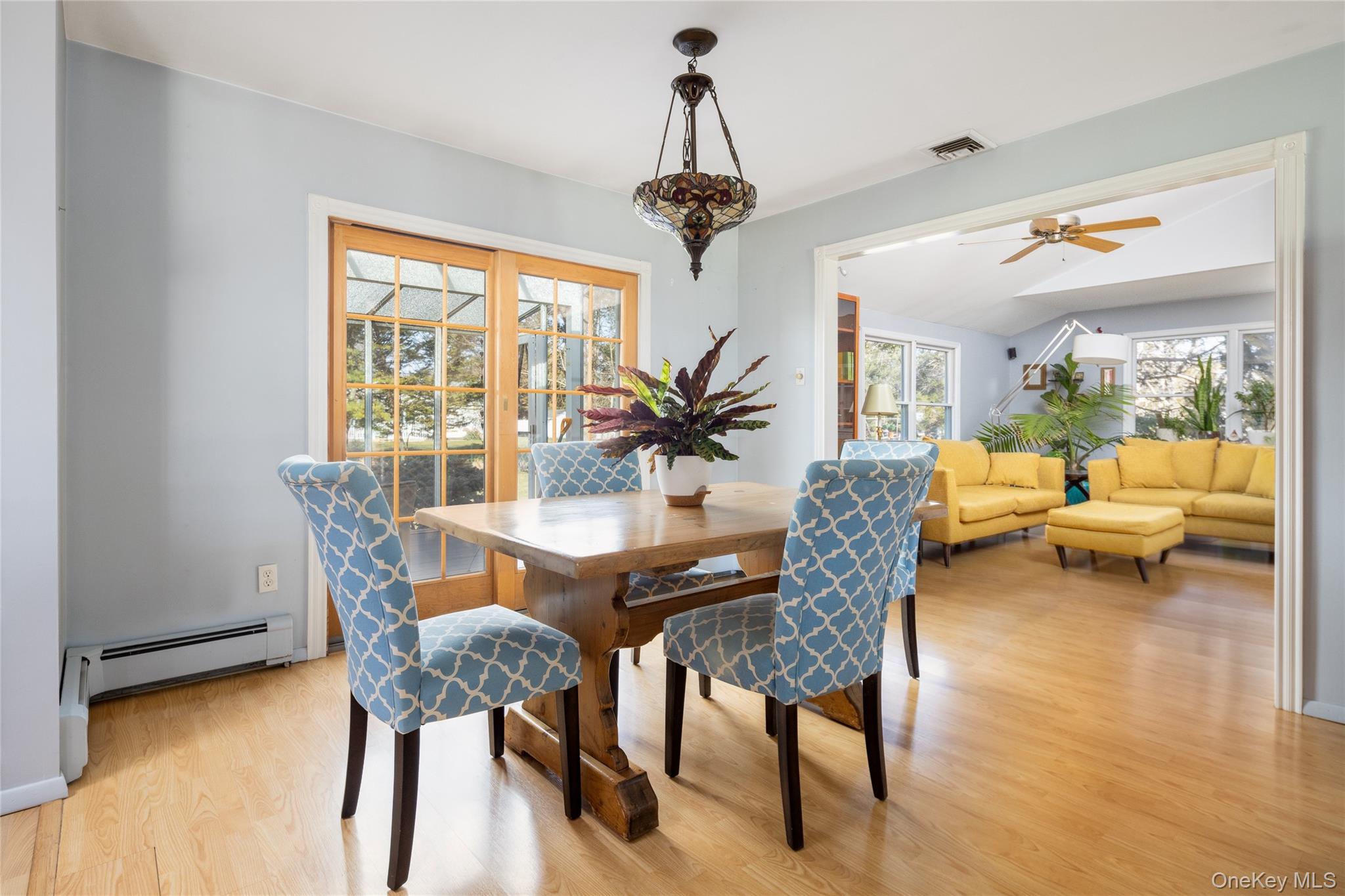 340 Rambler Road Southold, NY 11971 - Photo 7 of 18 Dining Room Open to Family Room, Kitchen, and Living Room