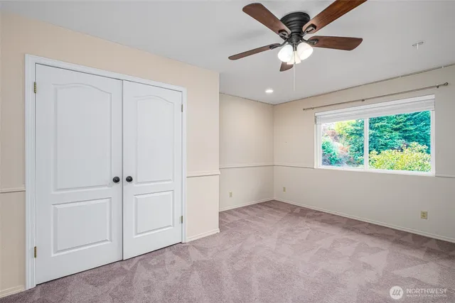 a room with cabinets and a wooden floor