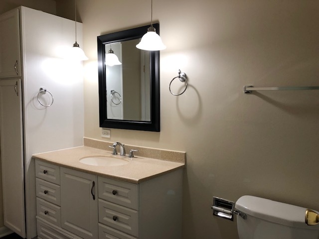 624 Quail Run Road Matteson, IL 60443 - Photo 11 of 30 a bathroom with a sink vanity and a mirror