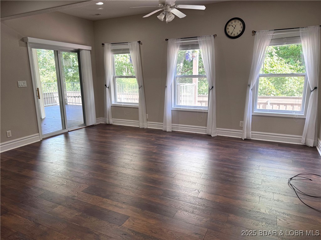 4331 Sunset Drive, Unit B Osage Beach, MO 65065 - Photo 20 of 36 Lower level family room-tons of light-LVP flooring