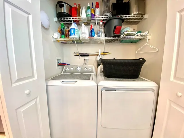 a view of washer and dryer