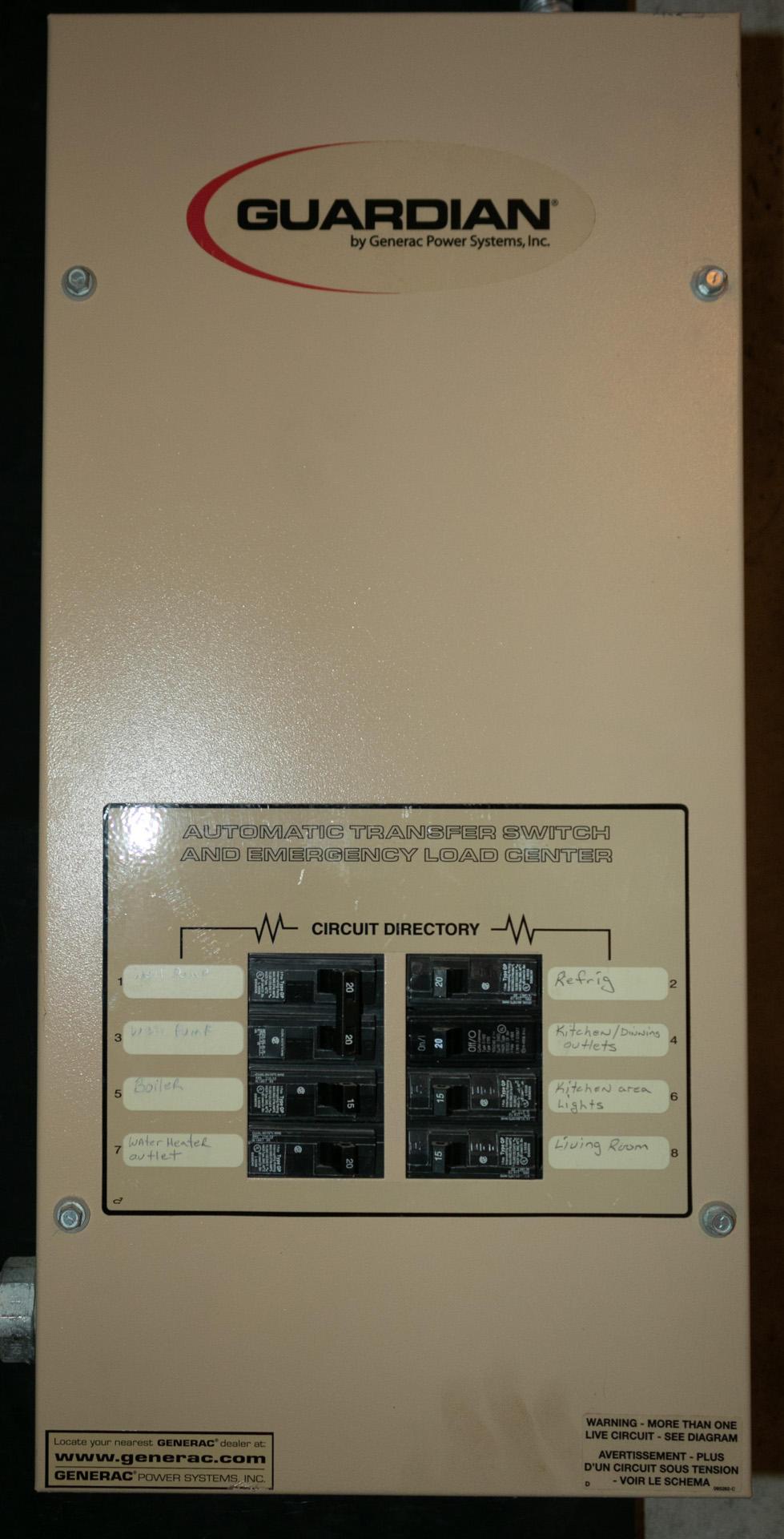 868 Duck Pond Road Westbrook, ME 04092 - Photo 17 of 19 17-generator panel