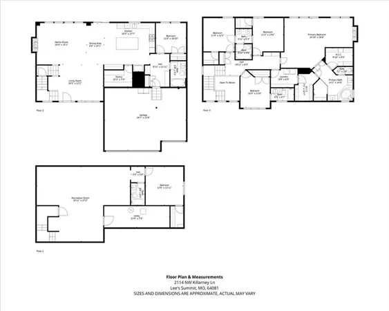 $799,000 | 2114 Northwest Killarney Lane, Lee's Summit, MO 64081