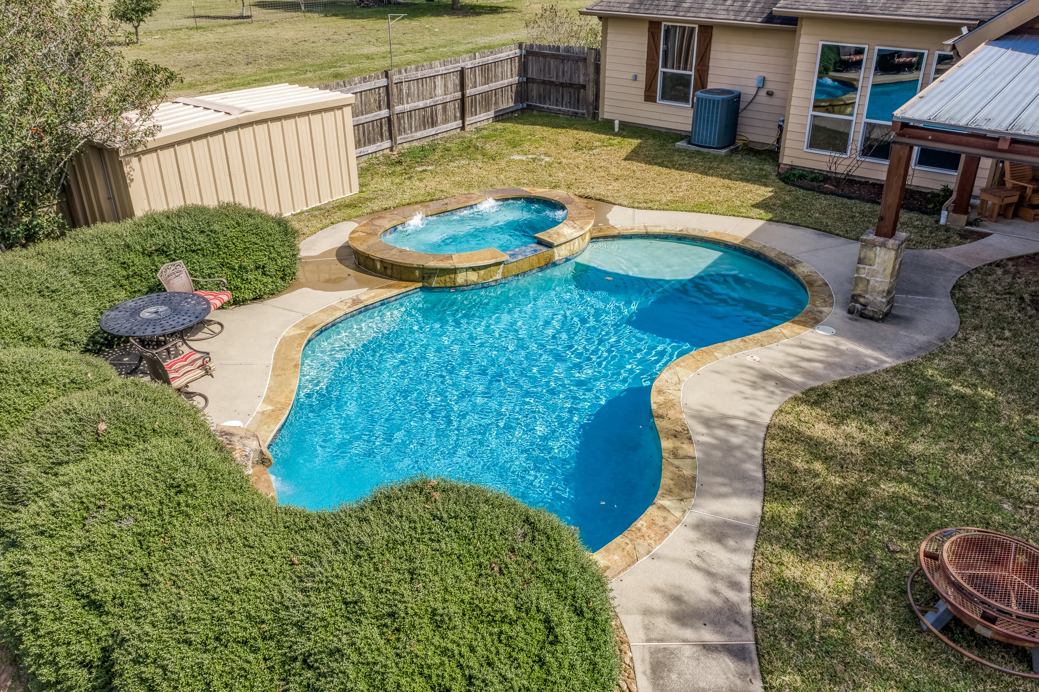 677 Grubbs Road Sealy, TX 77474 - Photo 27 of 40 a view of an outdoor space with dining area