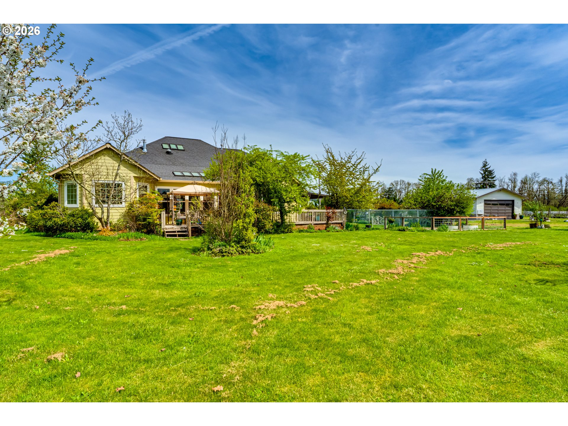 34386 Mathews Road Eugene, OR 97405 - Photo 20 of 48 a view of a big yard with palm trees
