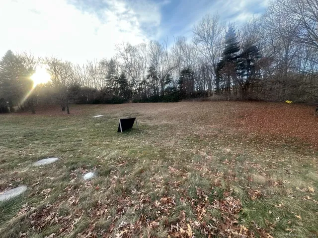 a backyard of a house