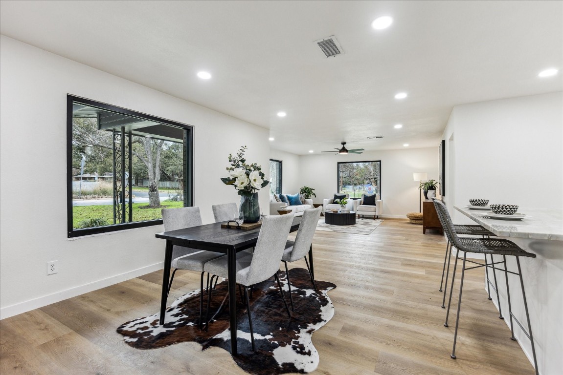 4608 Frontier Trail Austin, TX 78745 - Photo 10 of 30 a view of a dining room with furniture window and outside view