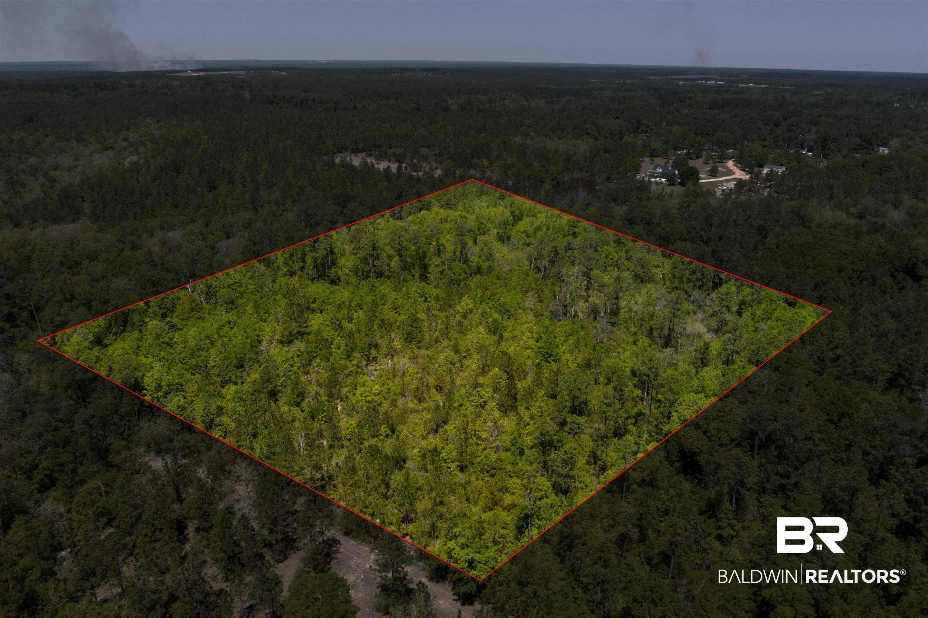 41500 Whitehouse Fork Road Bay Minette, AL 36507 - Photo 7 of 18 Bird's eye view with a wooded view