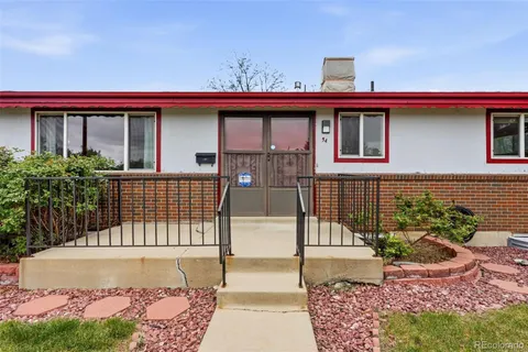 a view of a house with a porch