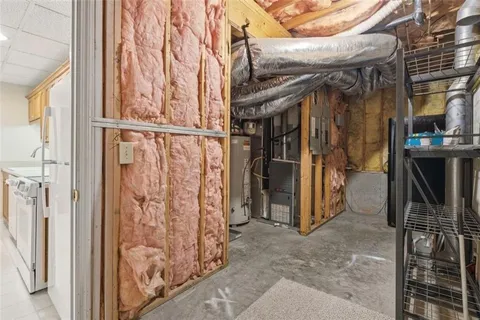 a view of water heater room
