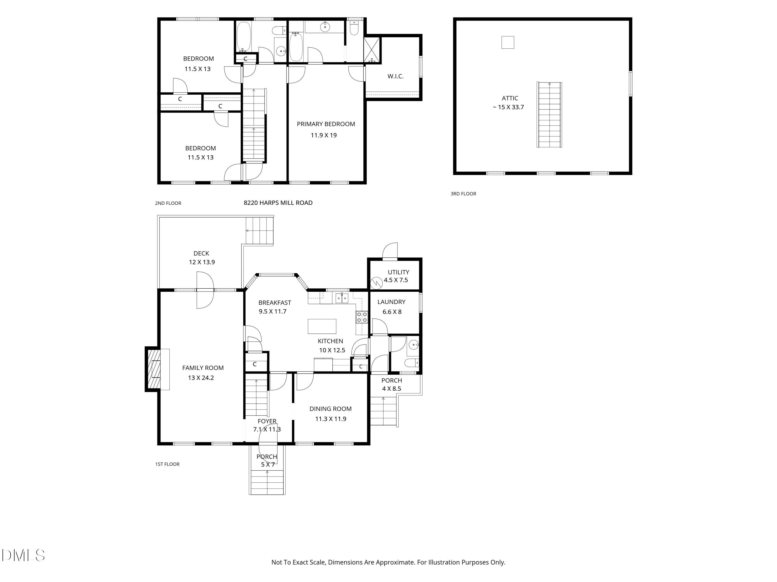8220 Harps Mill Road Raleigh, NC 27615 - Photo 54 of 63 all_floors_8220_harps_mill_road_raleigh_