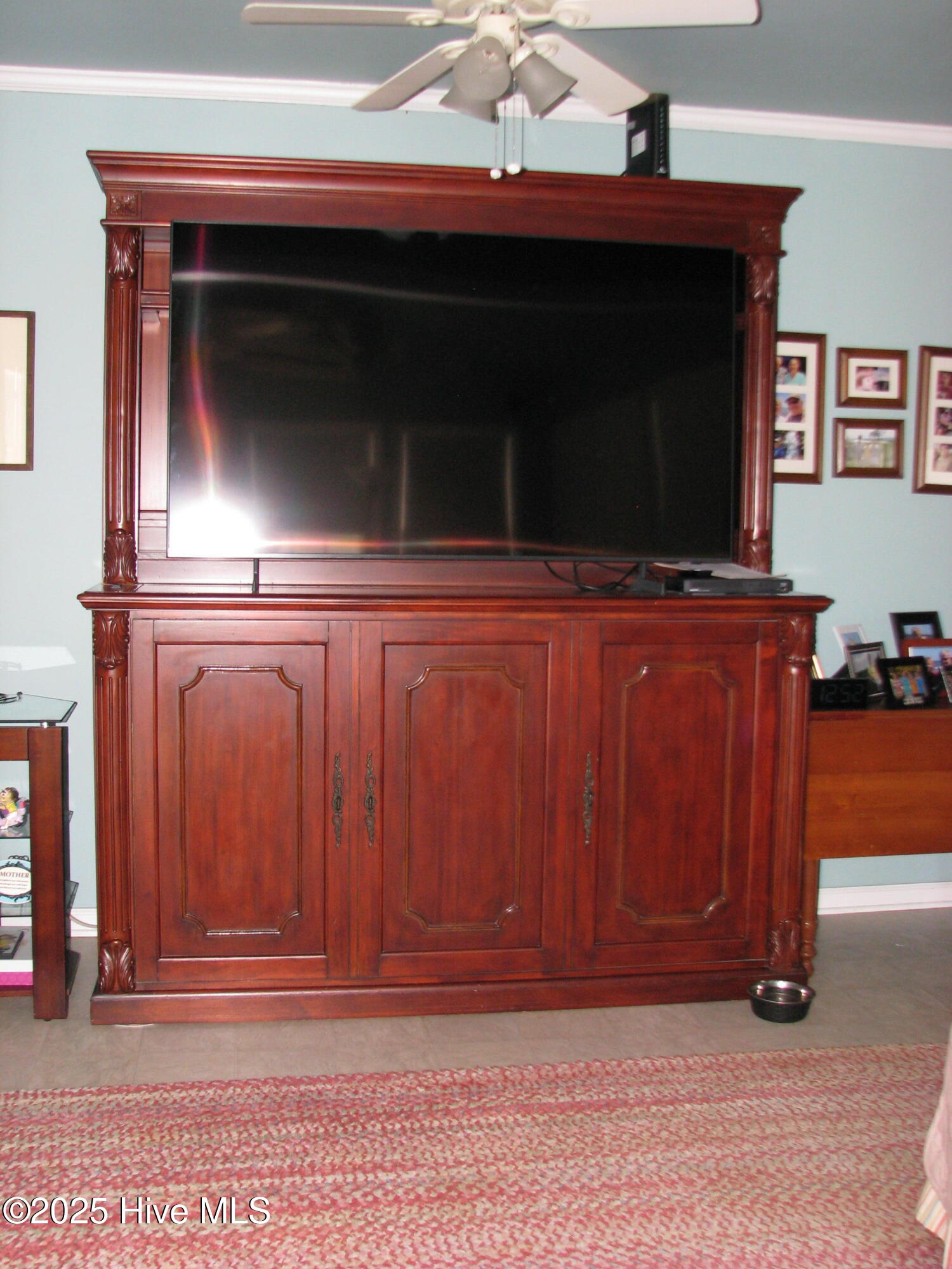 106 Golf Road Plymouth, NC 27962 - Photo 23 of 32 TV in sunroom - stand stays and there is a full TV in the cabinet stand that will stay