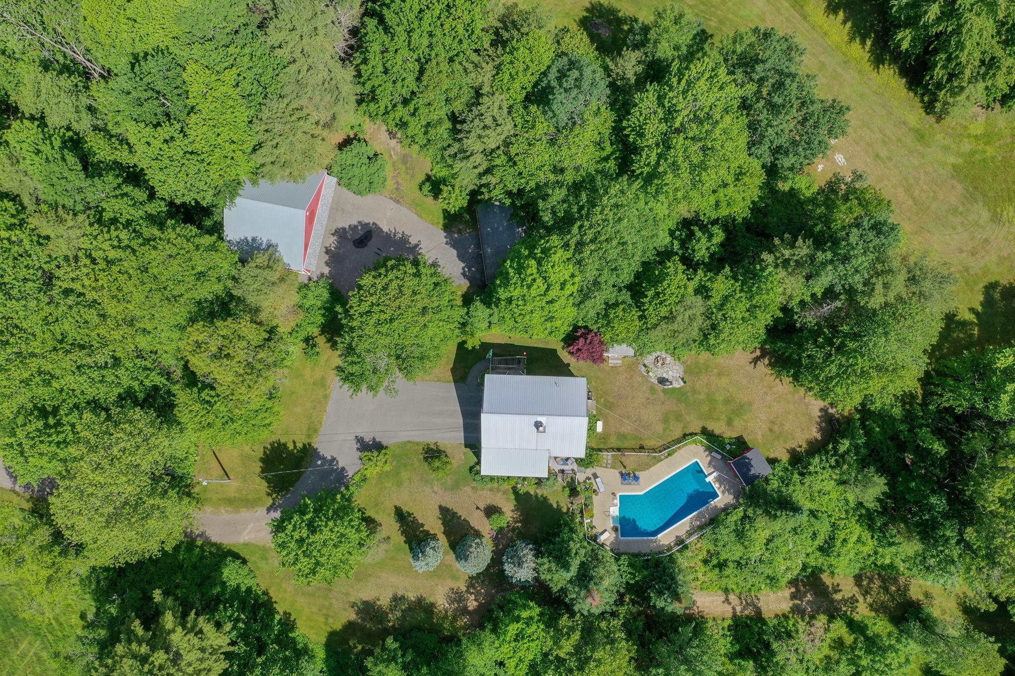 773 River Road Hollis Center, ME 04042 - Photo 44 of 59 Overhead