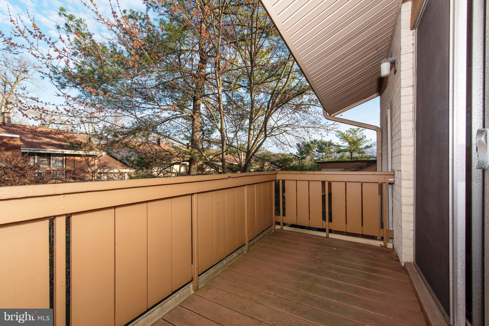 17 Hamill Road, Unit 17F Baltimore, MD 21210 - Photo 13 of 22 3rd Floor Balcony (off Master BRM)