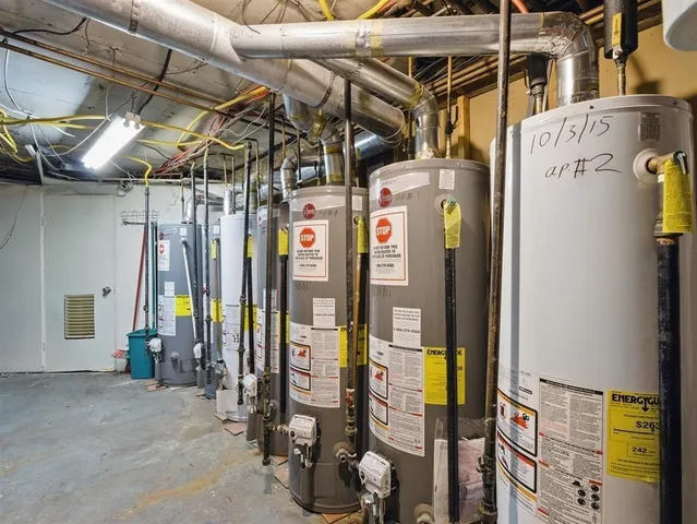 a view of storage and utility room
