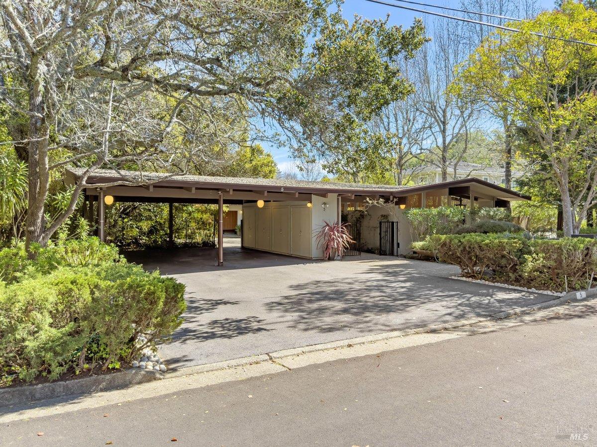 5 Mather Road San Anselmo, CA 94960 - Photo 1 of 58 a view of a street with a trees