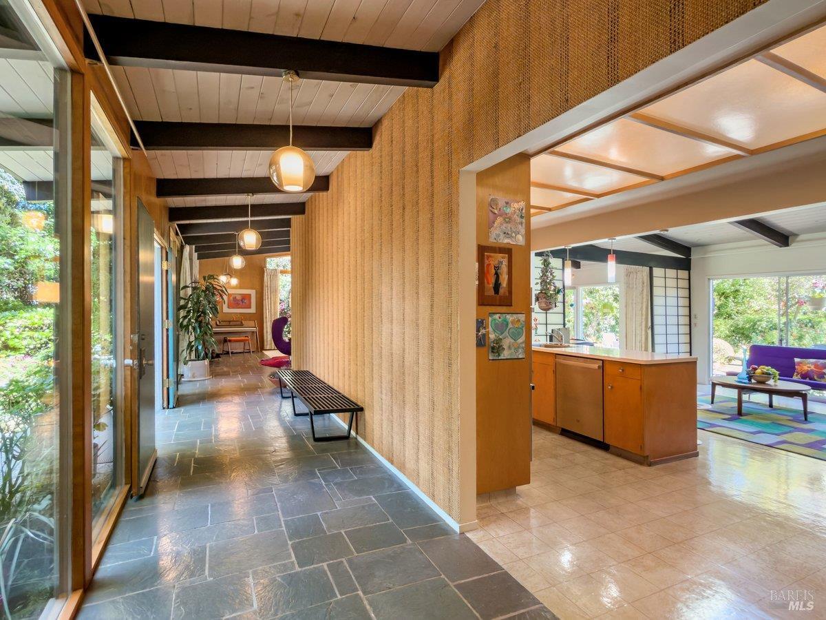 5 Mather Road San Anselmo, CA 94960 - Photo 21 of 58 a view of lobby with furniture and floor to ceiling window
