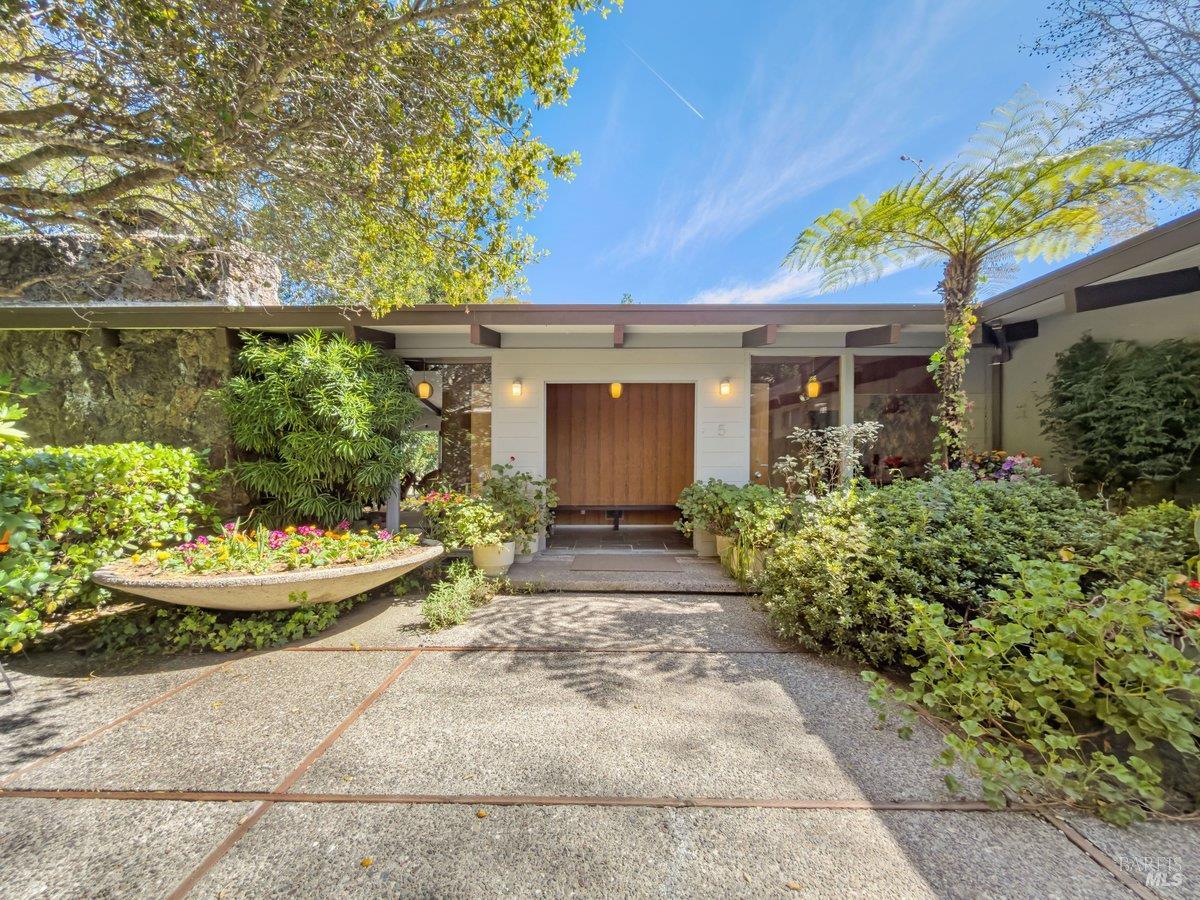 5 Mather Road San Anselmo, CA 94960 - Photo 3 of 58 a front view of a house with a yard