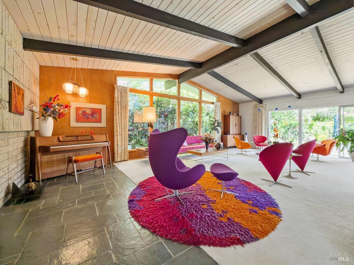 5 Mather Road San Anselmo, CA 94960 - Photo 38 of 58 a room with furniture and a large window