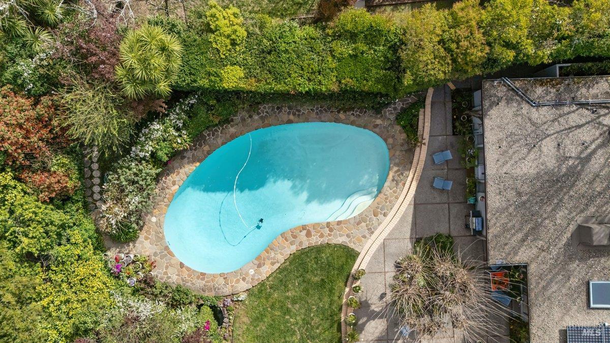 5 Mather Road San Anselmo, CA 94960 - Photo 55 of 58 an aerial view of a house