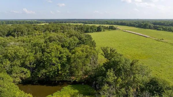 a view of a lake with a mountain in the background