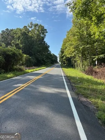a view of street with with houses