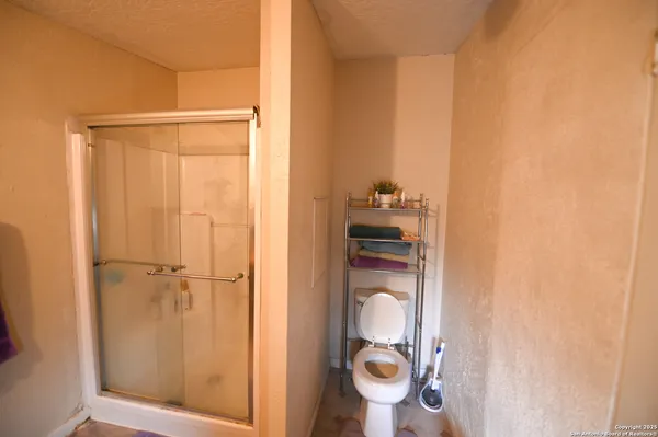 a close view of water heater room