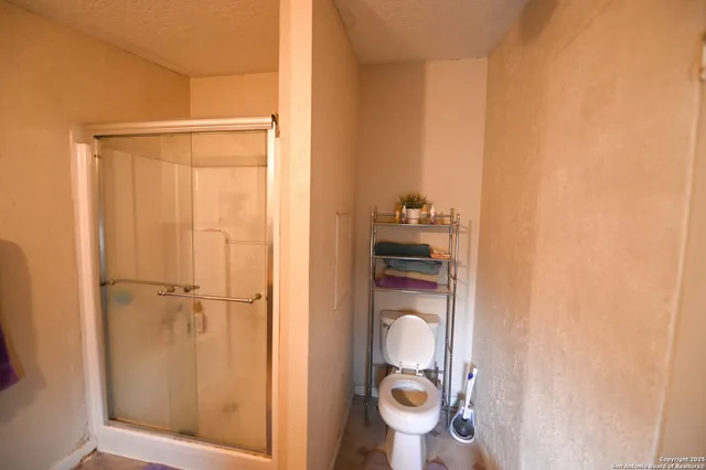 a close view of water heater room