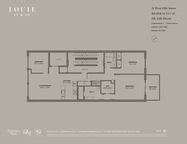 $3,445,000 | 21 West 17th Street, Unit 9 | Flatiron