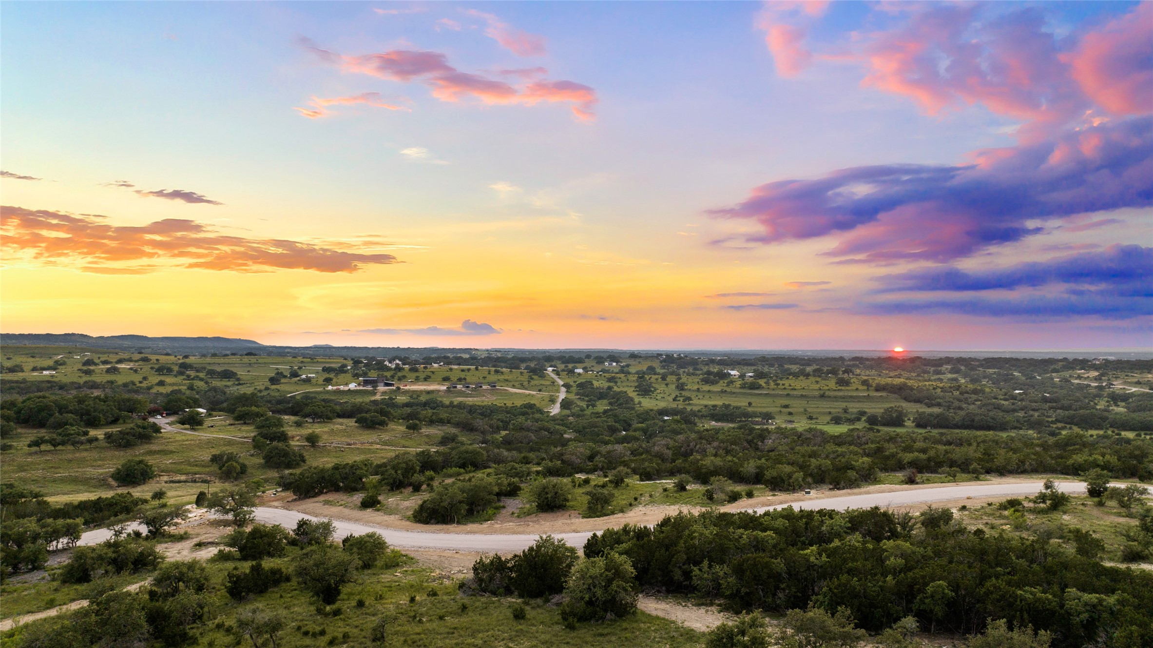 Lot 1 Sunset View Johnson City, TX 78636 - Photo 8 of 17 a view of city and mountain