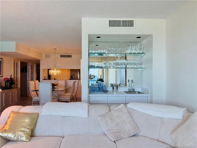 a view of ocean from a balcony