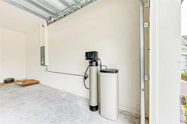 a view of storage and utility room