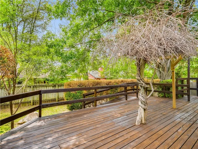 a view of outdoor space with seating area