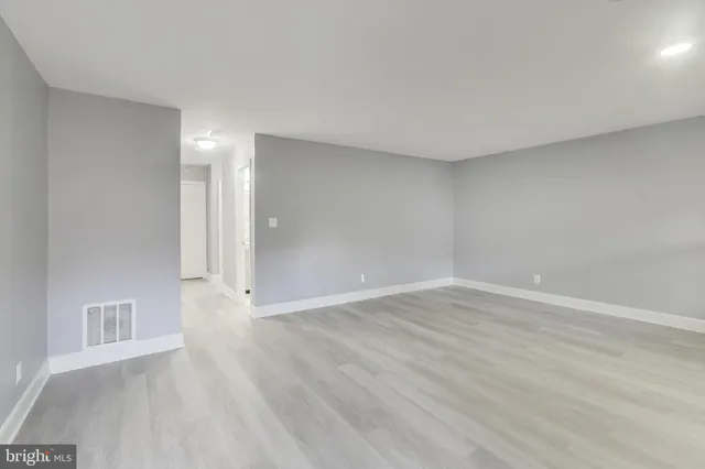 wooden floor in an empty room