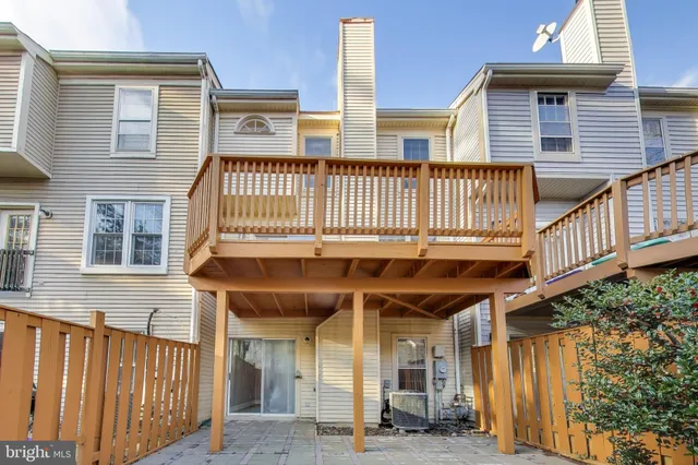 a view of a house with a deck