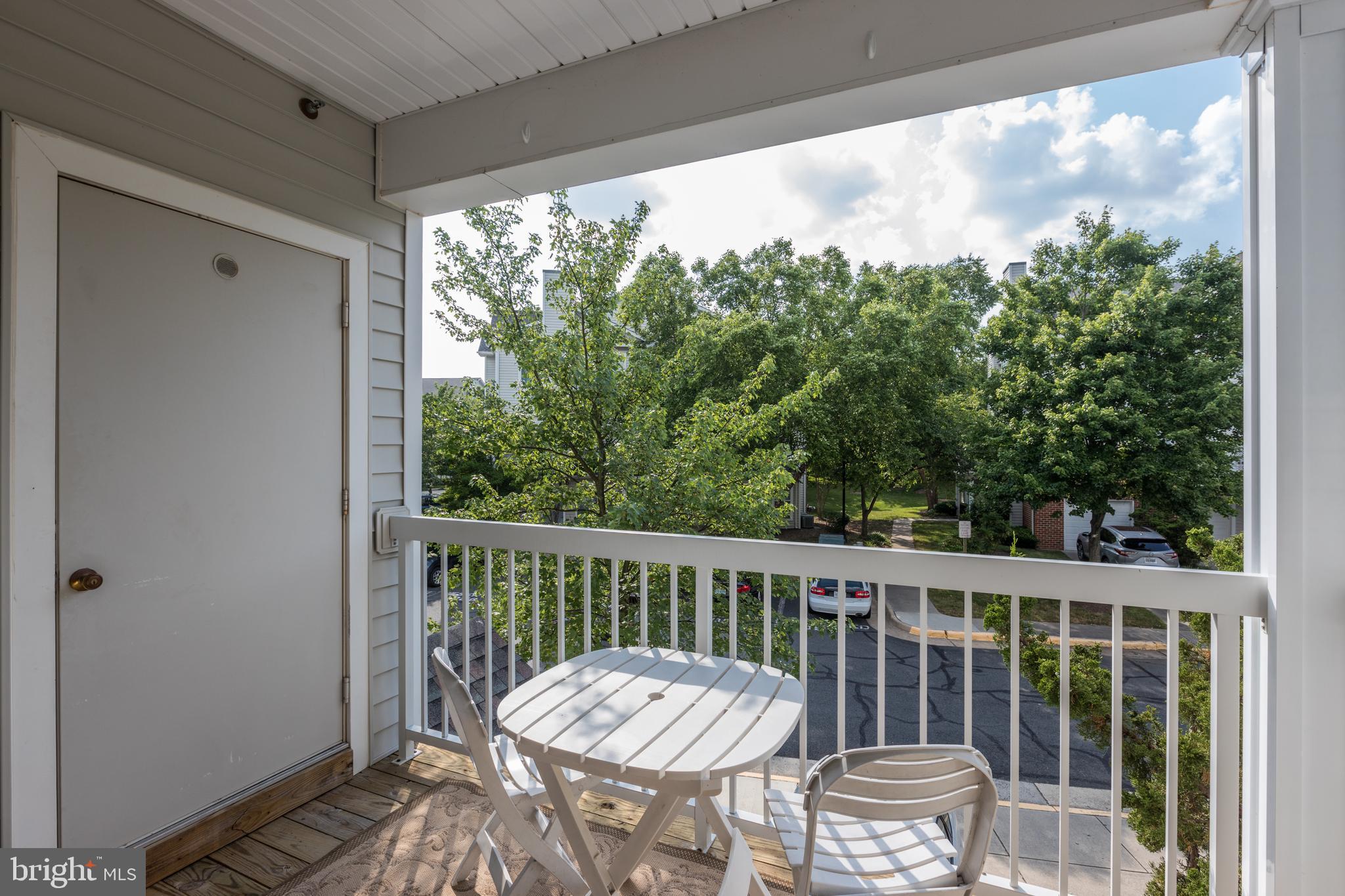 13105 Marcey Creek Road Herndon, VA 20171 - Photo 16 of 25 Balcony with Brand New HVAC & HWH