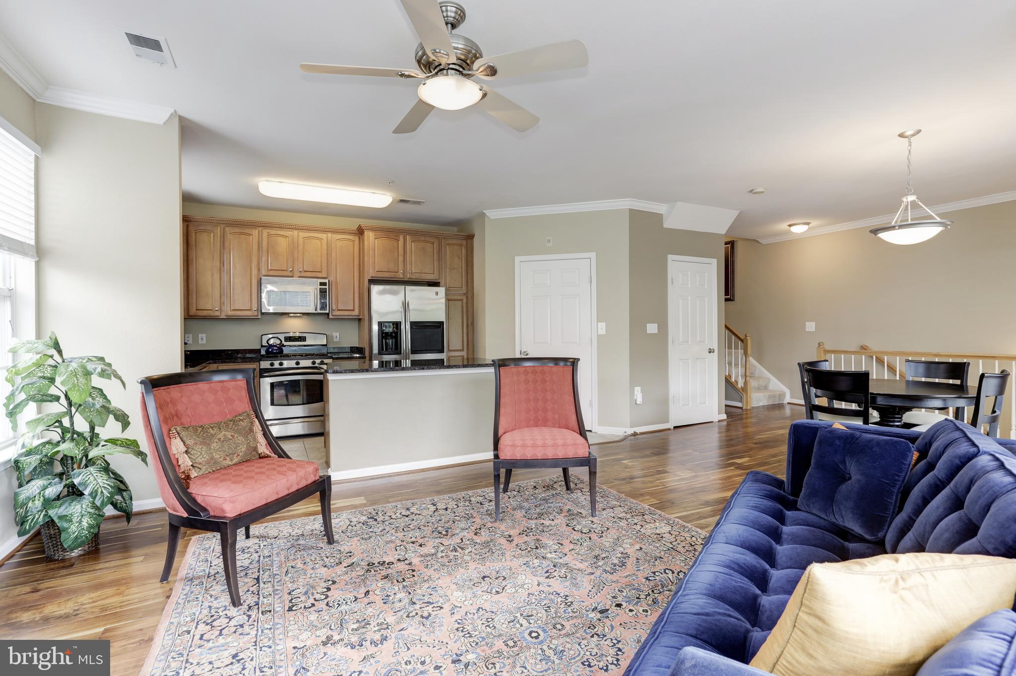13105 Marcey Creek Road Herndon, VA 20171 - Photo 9 of 25 Kitchen Opens to Living and Dining Room