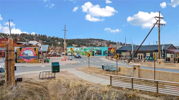 a view of outdoor space with seating area