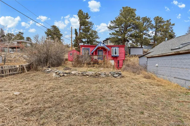 a view of outdoor space with trees