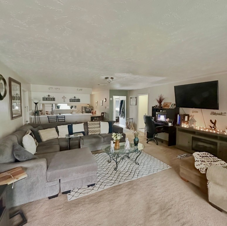 705 Phyllis Court Conroe, TX 77303 - Photo 9 of 17 a living room with furniture and a flat screen tv