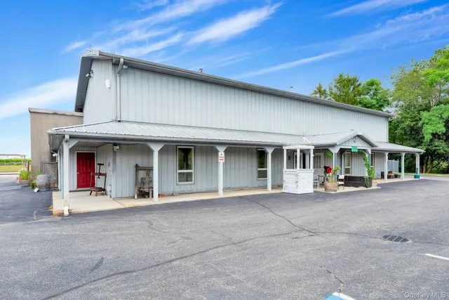 a view of a house with patio