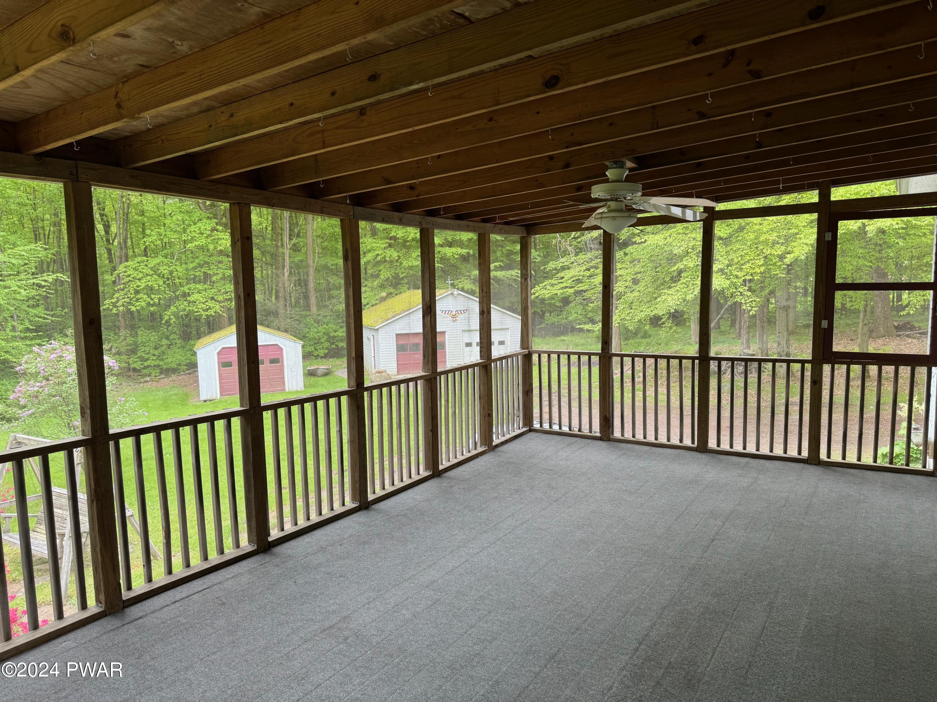 359 Canaan Road Waymart, PA 18472 - Photo 21 of 32 a view of a porch