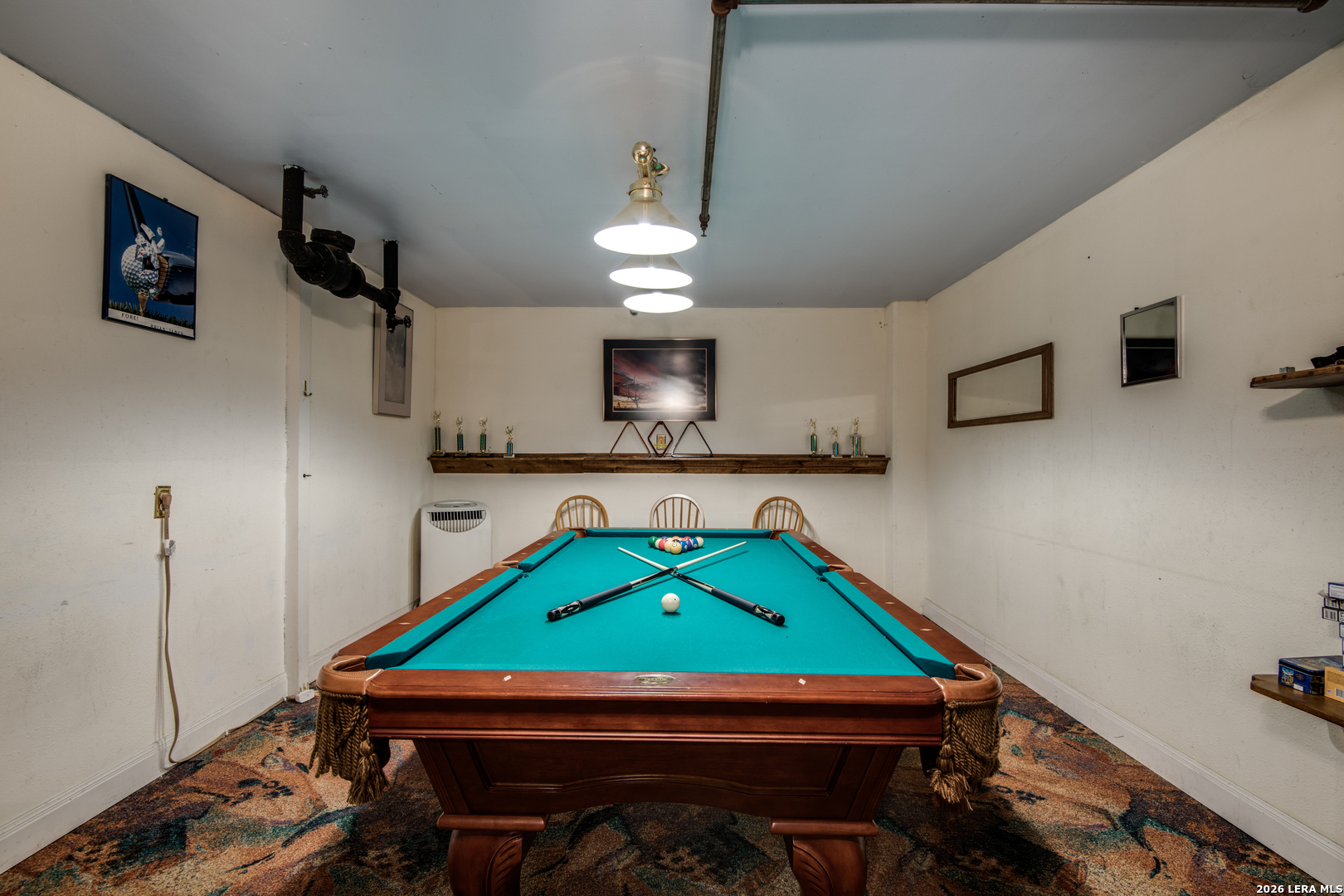 7701 Wurzbach Road, Unit 2303 San Antonio, TX 78229 - Photo 31 of 32 a room with pool table and windows