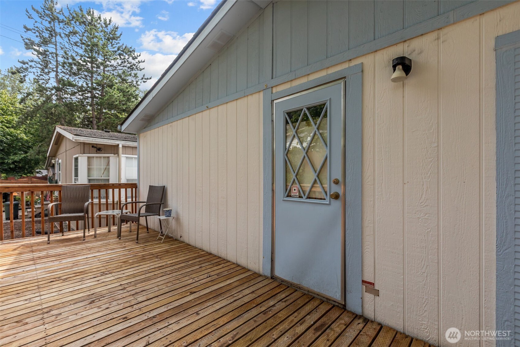 20750 113th Place Southeast Kent, WA 98031 - Photo 30 of 38 a view of dining room and wooden deck