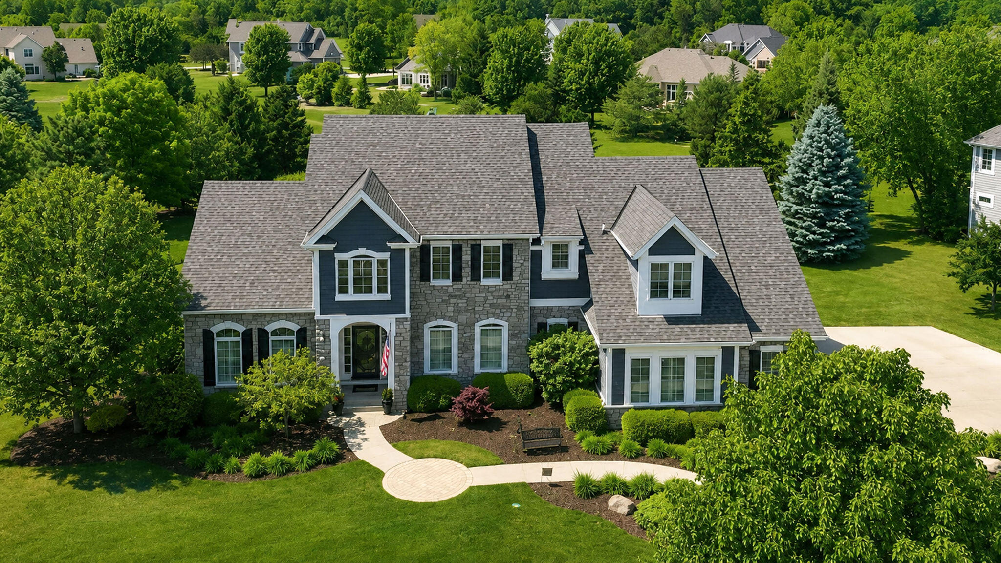 1260 4 Winds Way Hartland, WI 53029 - Photo 4 of 79 Stunning Front Elevation